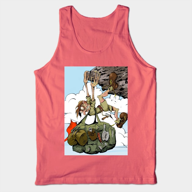 Cliff Hanger Tank Top by Tony Morgan